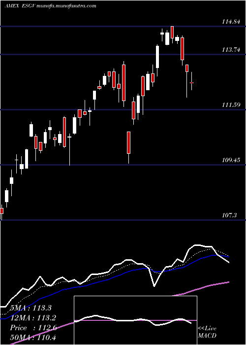  Daily chart EsgU