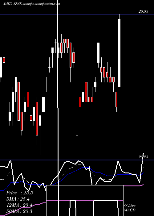  Daily chart SpdrSt
