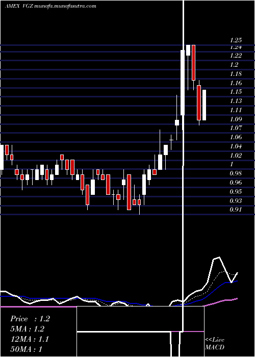  Daily chart VistaGold