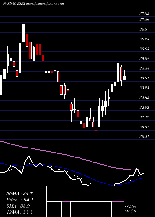  Daily chart Euroseas