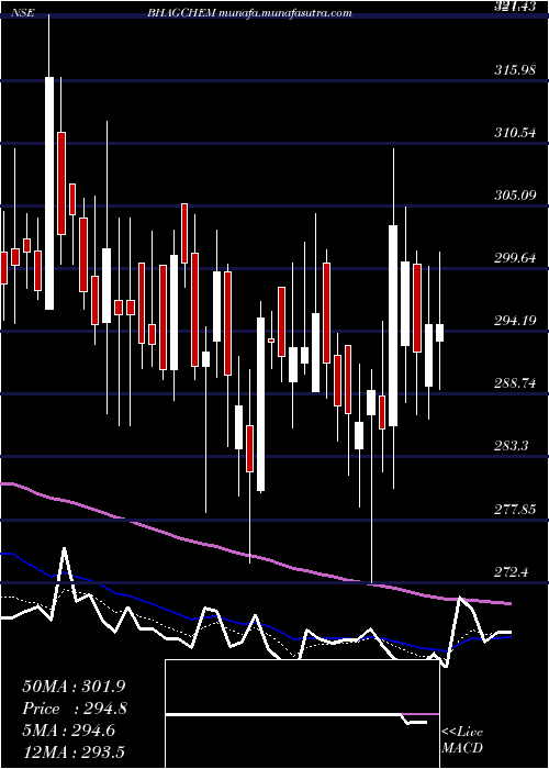  Daily chart BhagiradhaChem