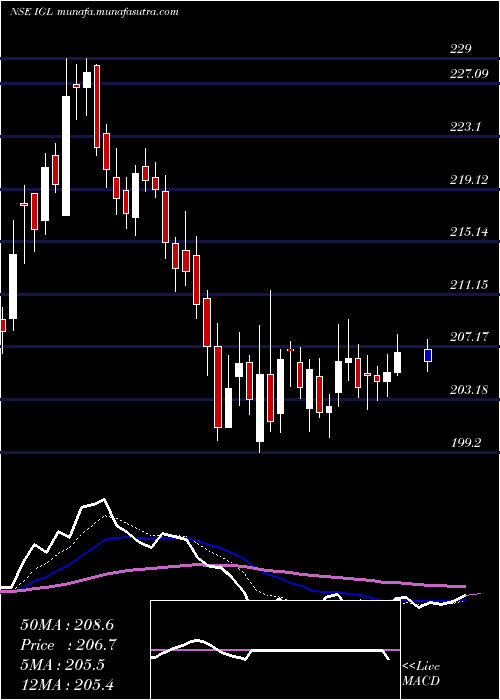  Daily chart IndraprasthaGas