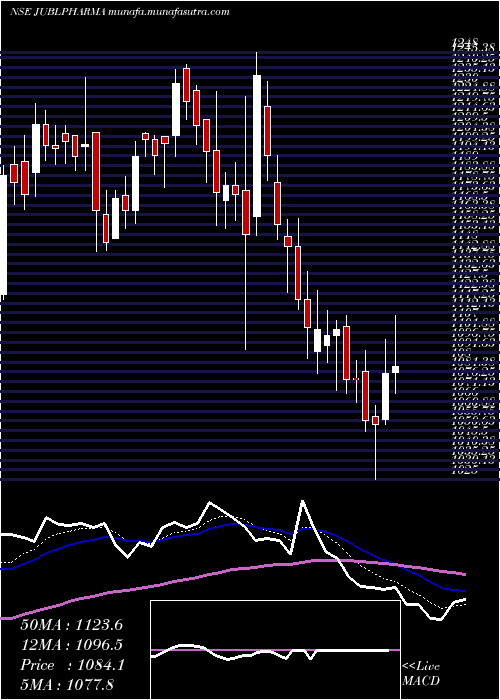  Daily chart JubilantPharmova
