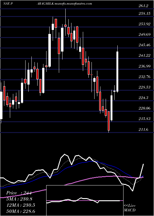  Daily chart ParagMilk