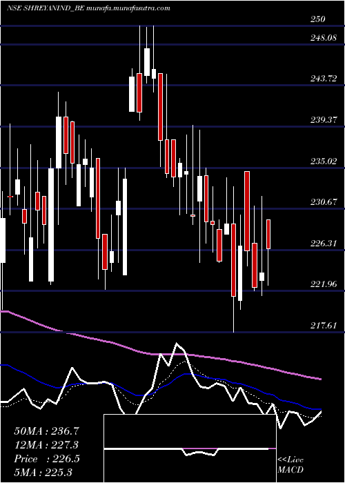  Daily chart ShreyansIndustries