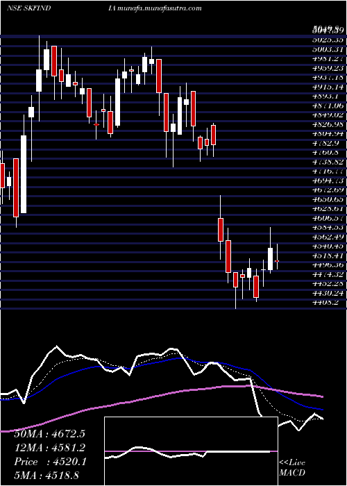  Daily chart SkfIndia