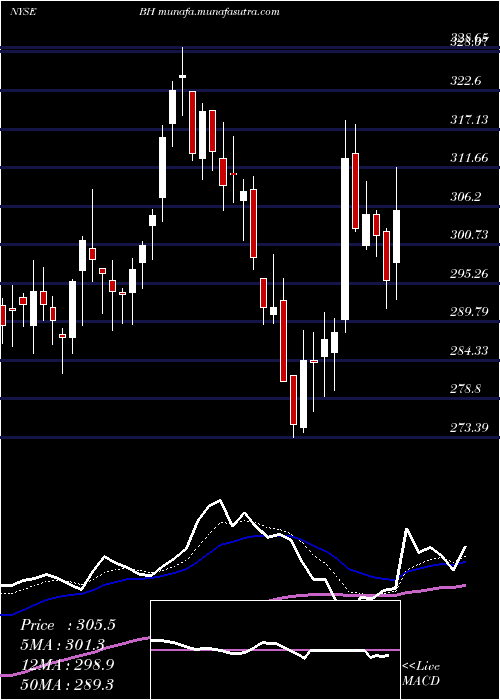  Daily chart BiglariHoldings
