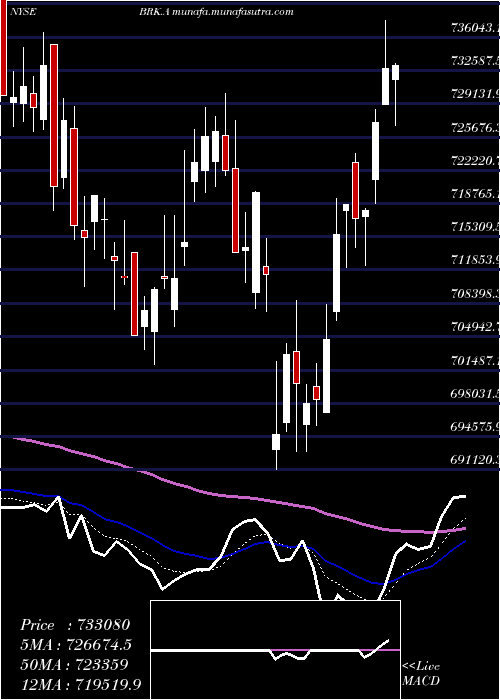  Daily chart BerkshireHathaway