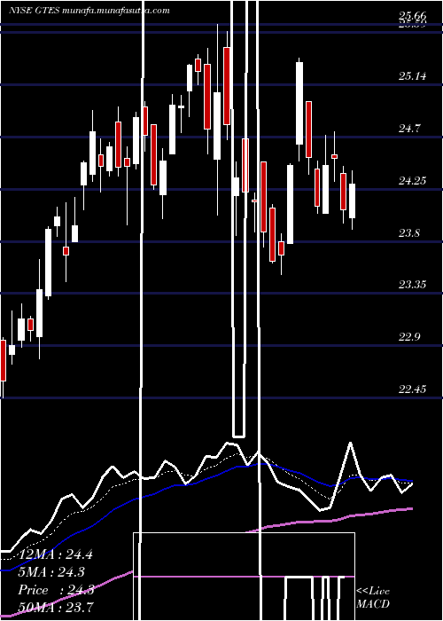  Daily chart GatesIndustrial