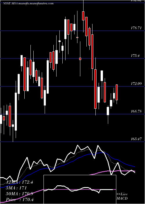  Daily chart MsaSafety