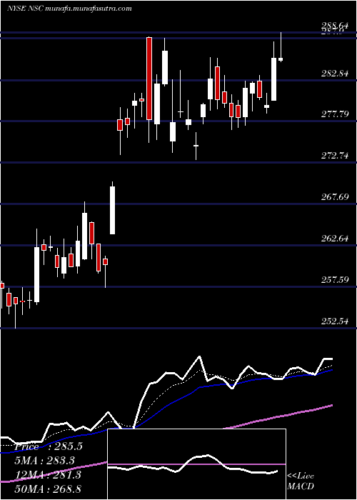  Daily chart NorfolkSouther