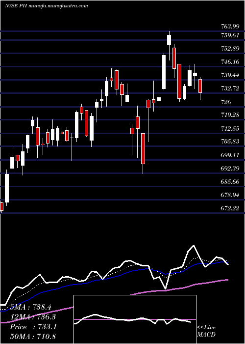  Daily chart ParkerHannifin