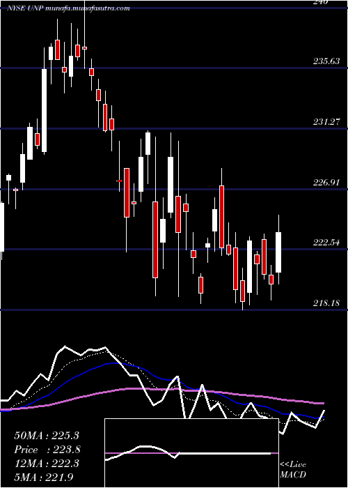  Daily chart UnionPacific