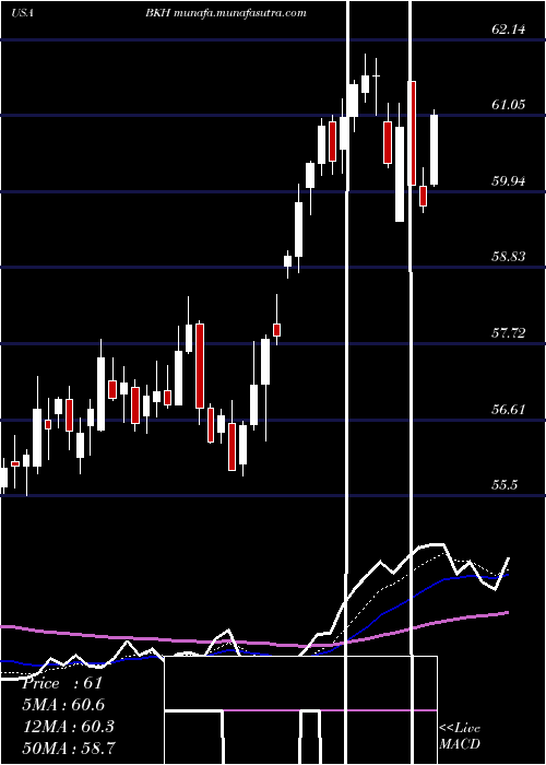  Daily chart BlackHills