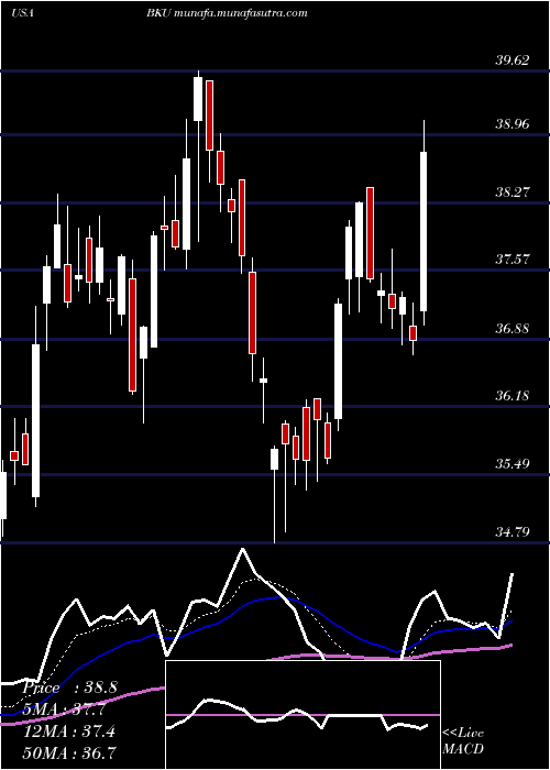  Daily chart BankunitedInc