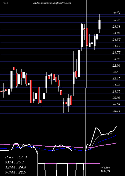  Daily chart BiolifeSolutions