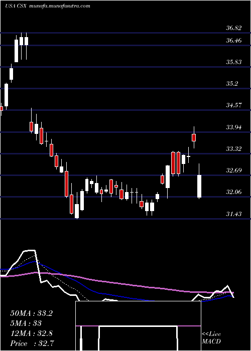  Daily chart CsxCorporation