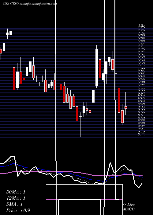  Daily chart CytosorbentsCorporation
