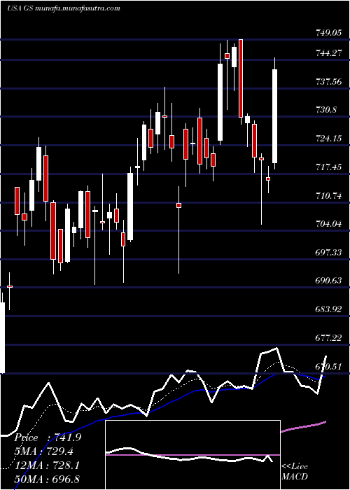  Daily chart GoldmanSachs
