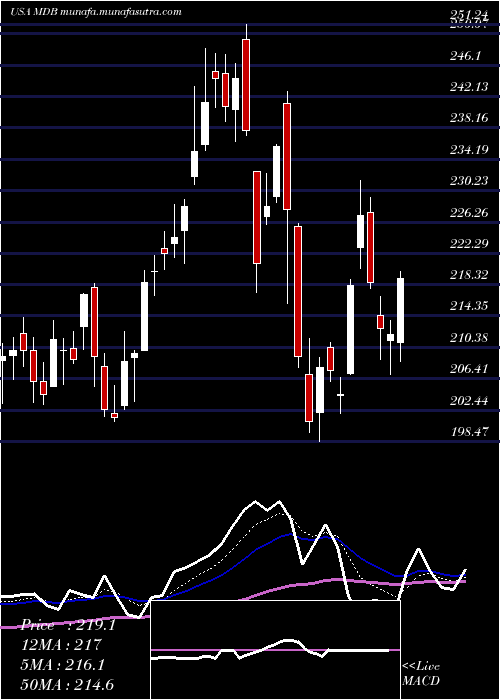  Daily chart MongodbInc