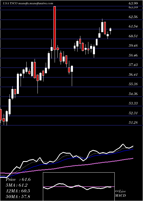  Daily chart TractorSupply