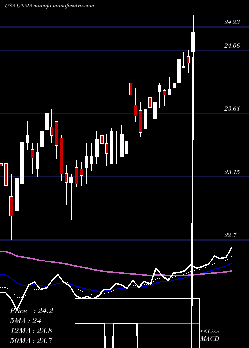  Daily chart UnumGroup