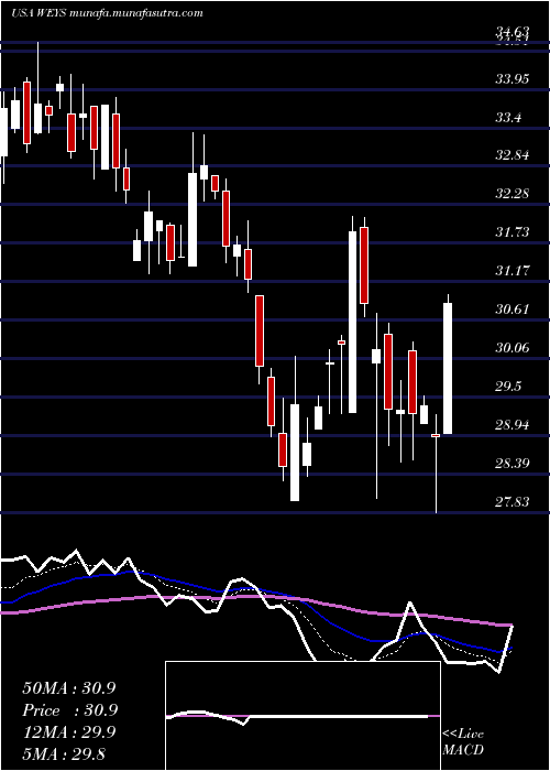  Daily chart WeycoGroup