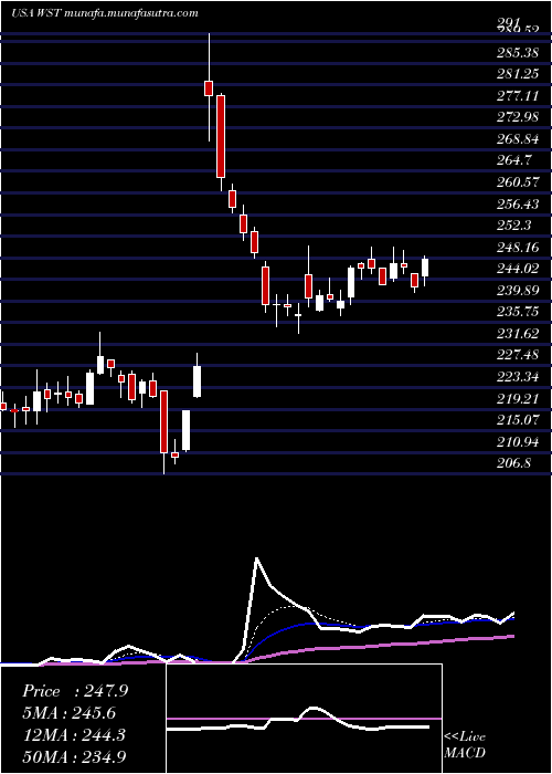  Daily chart WestPharmaceutical