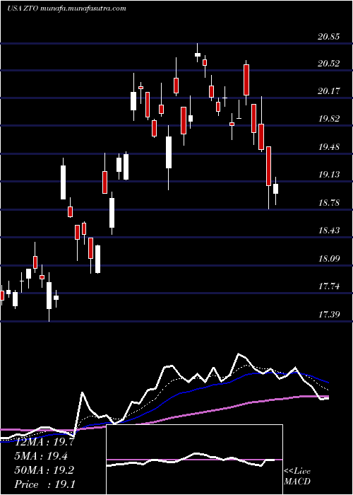  Daily chart ZtoExpress